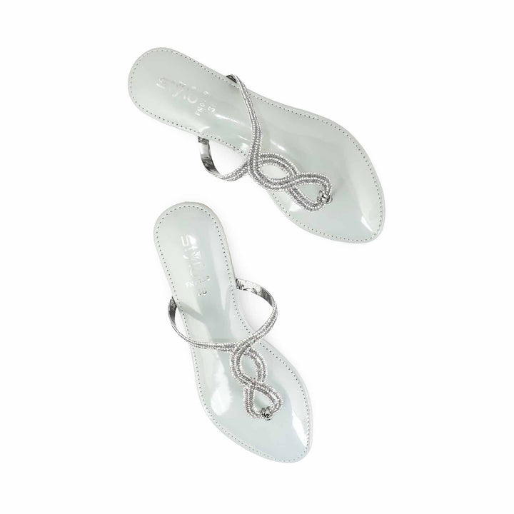 Grey Fancy Chappal FN0789