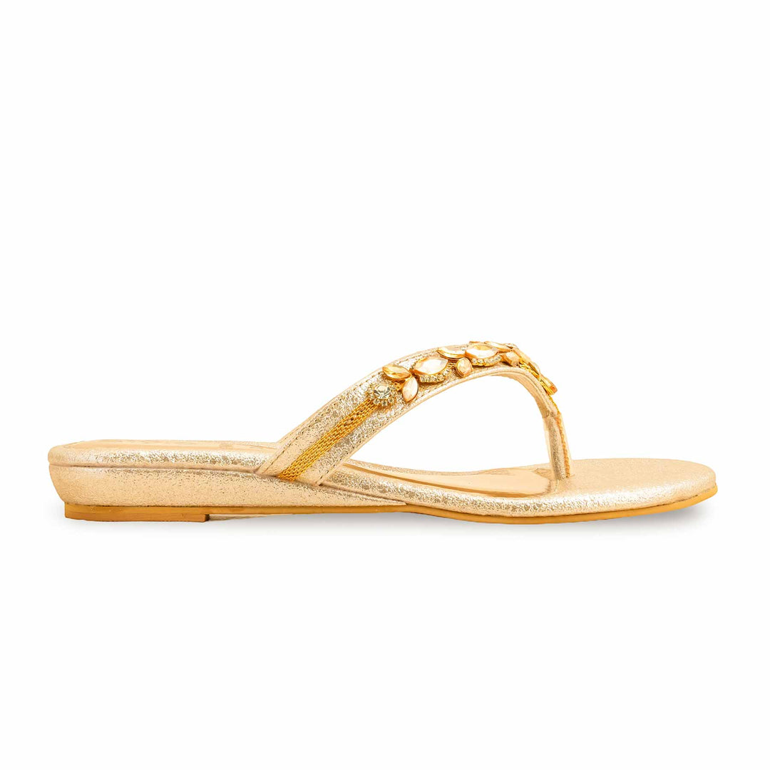 Golden Fancy Chappal FN0791