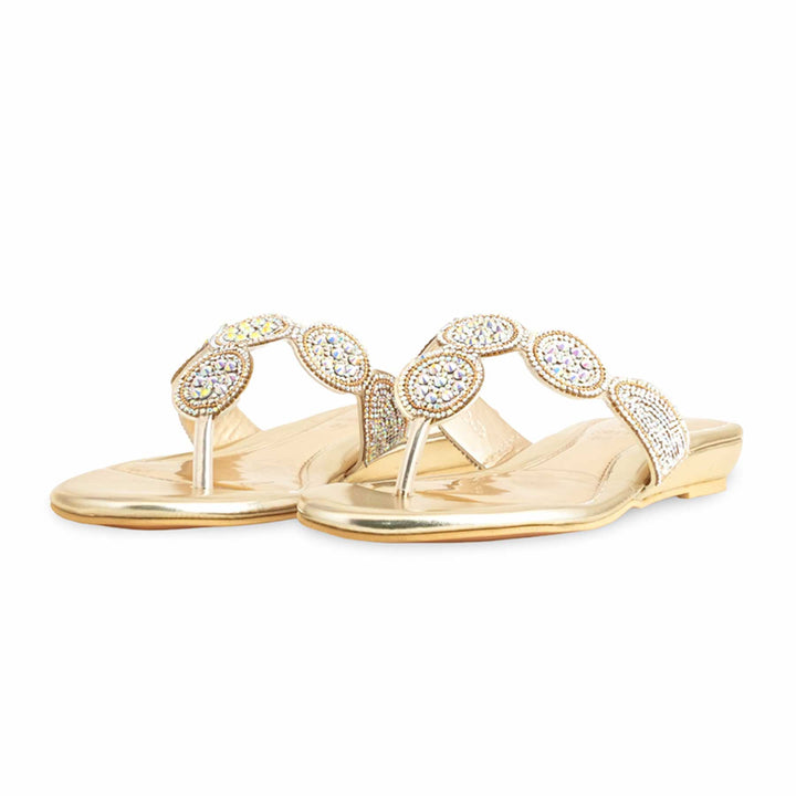 Golden Fancy Chappal FN0792