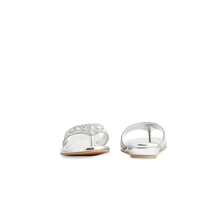 Silver Fancy Chappal FN0794