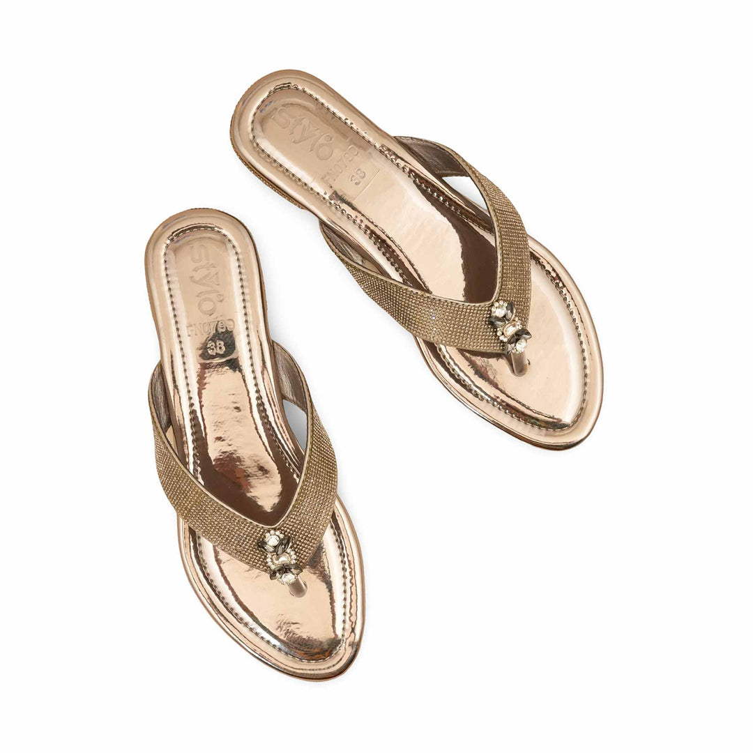Grey Fancy Chappal FN0799
