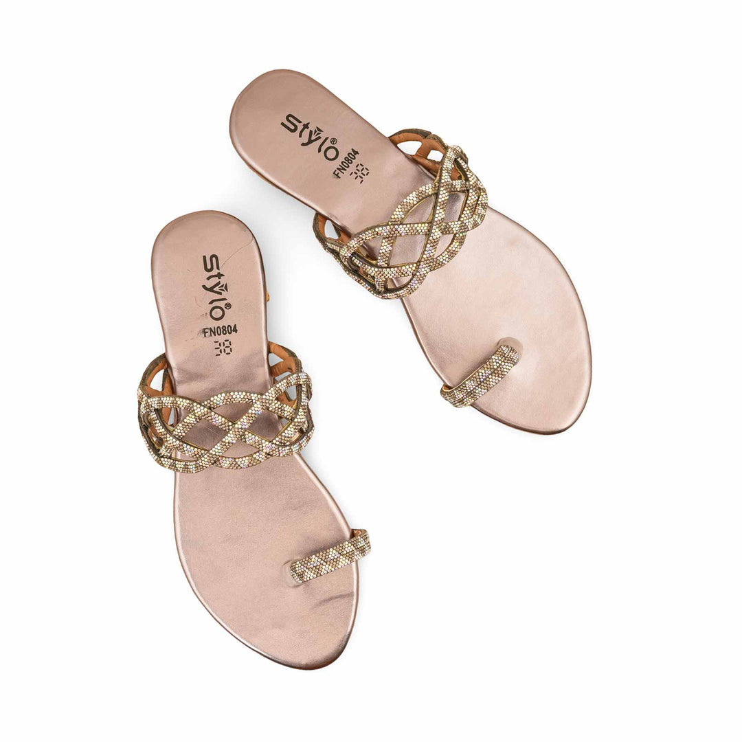 Grey Fancy Chappal FN0804