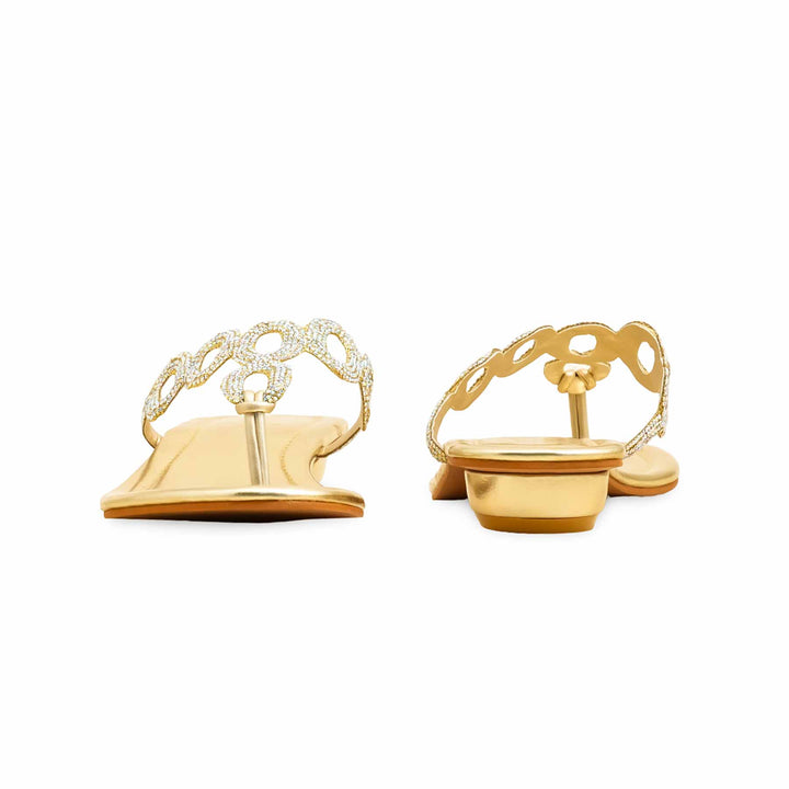 Golden Fancy Chappal FN0818