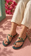 Green Fancy Women Chappal FN0826