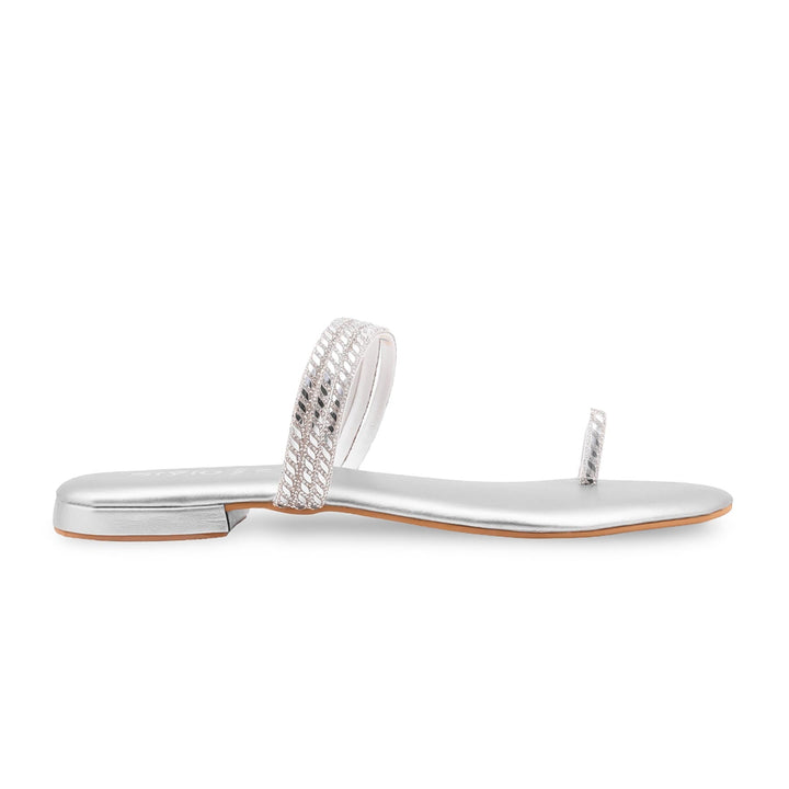 Silver Fancy Women Chappal FN0831