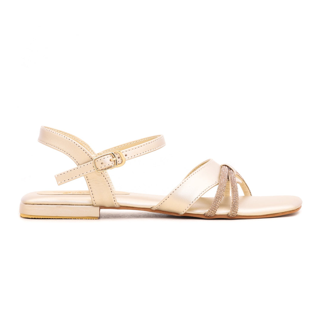 Golden Fancy Sandal FN5299