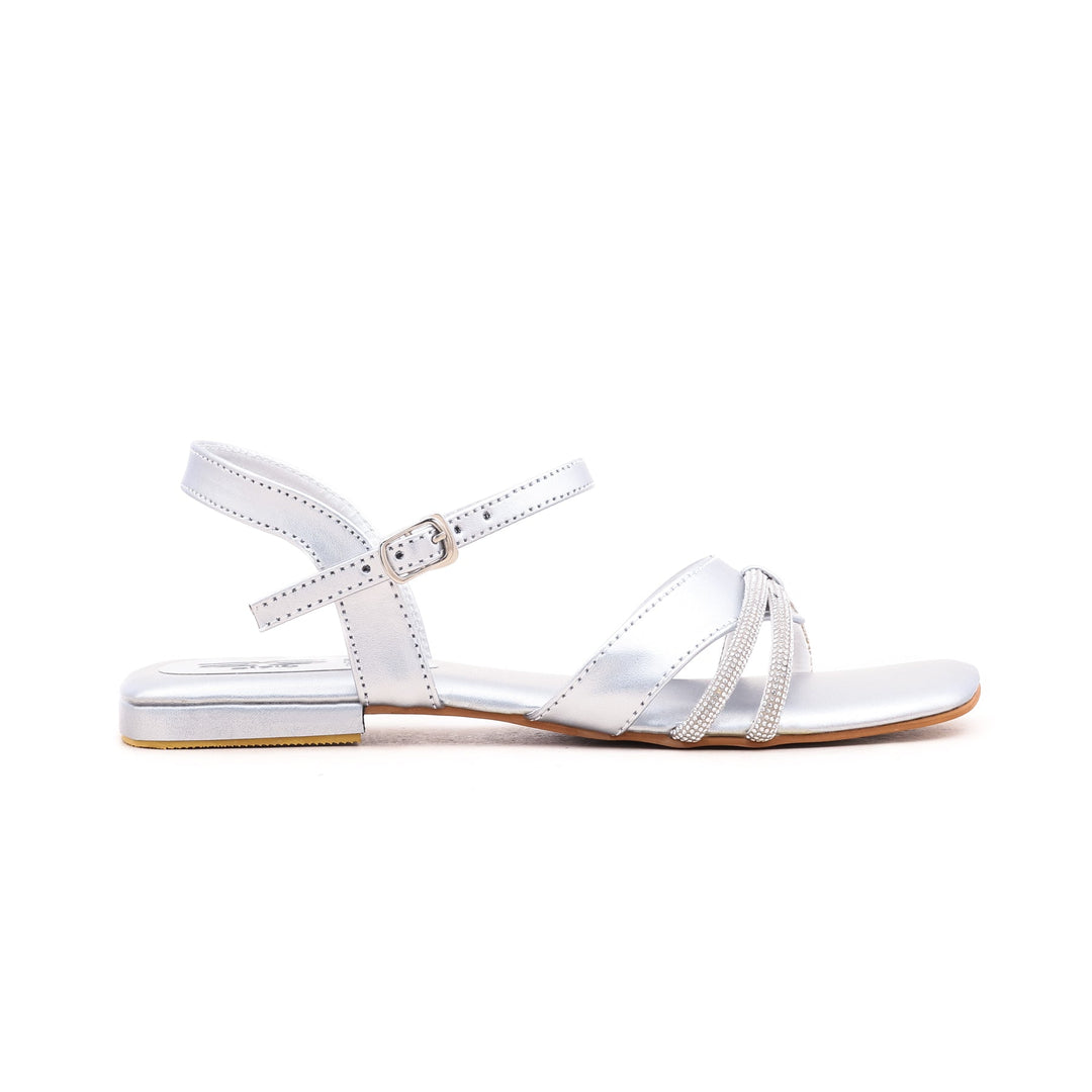 Silver Fancy Sandal FN5299