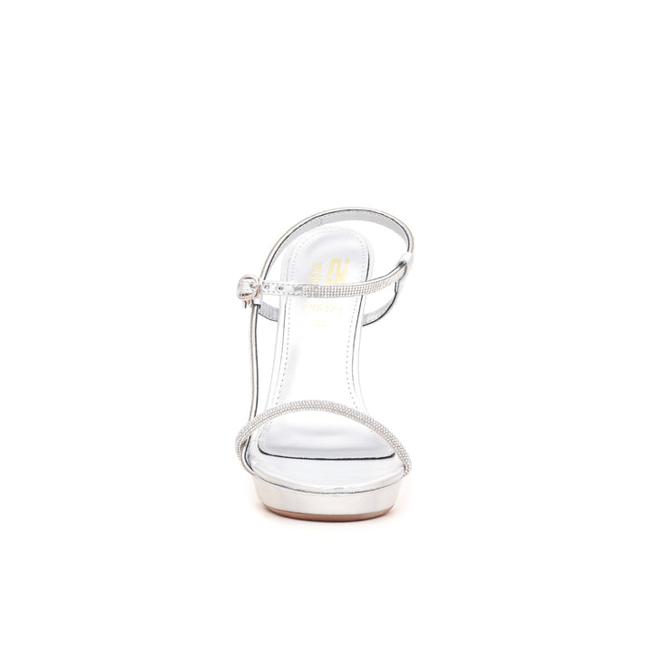 Silver Fancy Bridal Sandal FN5371