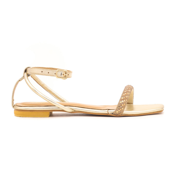 Golden Fancy Sandal FN5426