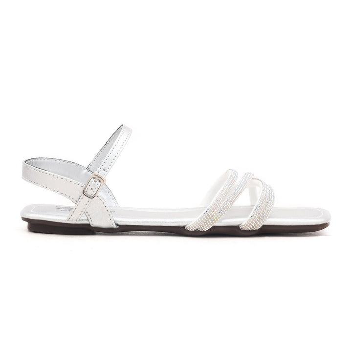 Silver Fancy Sandal FN5479