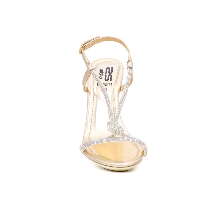 Golden Fancy Bridal Sandal FN5511