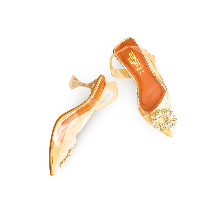 Golden Fancy Bridal Sandal FN5823