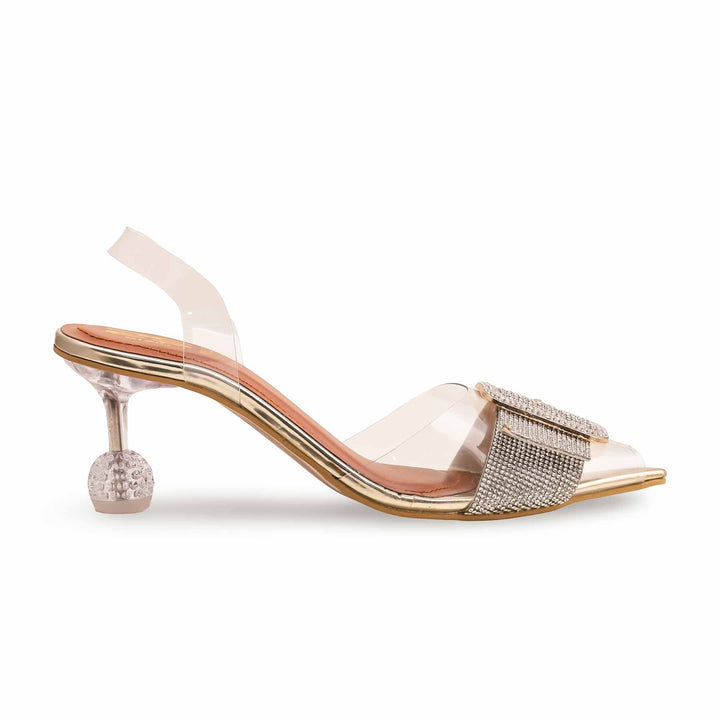 Golden Fancy Bridal Sandal For Women FN5825