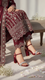 Maroon Fancy Sandal FN5908