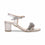 Silver Fancy Block Heel Sandal FN5912