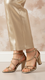 Golden Fancy Sandal FN5924