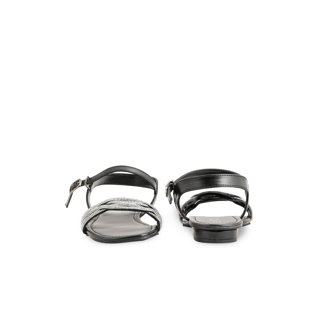 Black Fancy Sandal FN5930