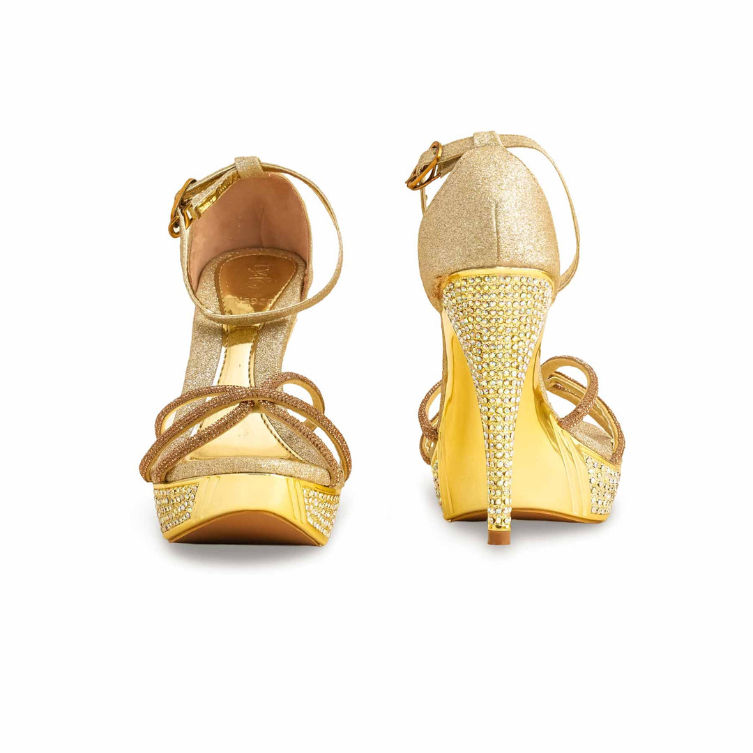 Golden Fancy Bridal Sandal FN5938