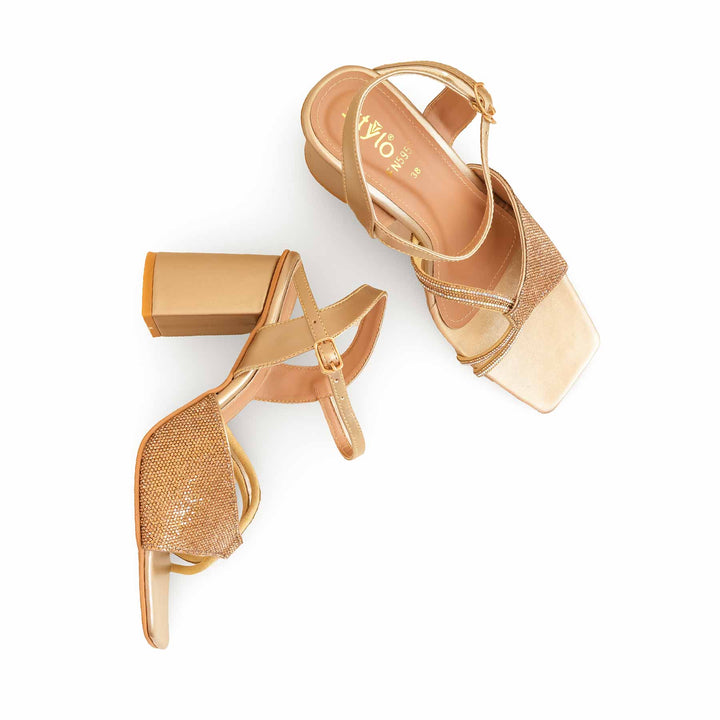 Golden Fancy Sandal FN5957
