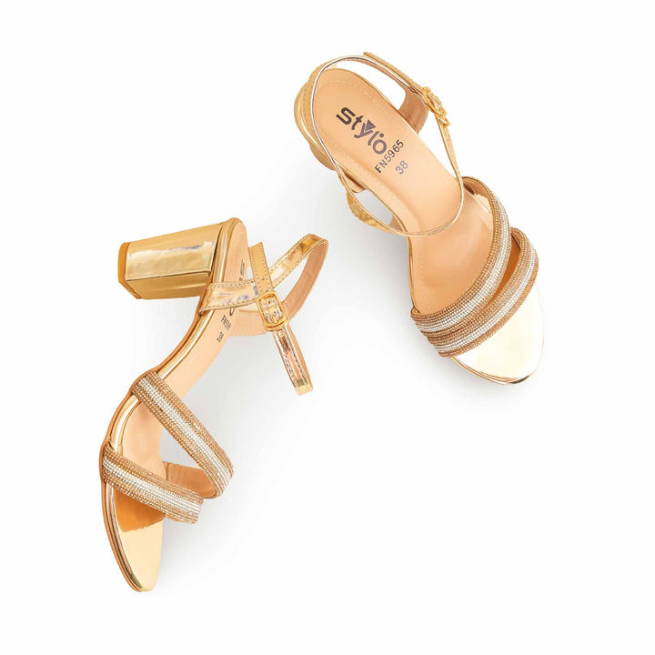 Golden Fancy Sandal FN5965