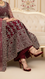 Maroon Fancy Bridal Sandal FN6011