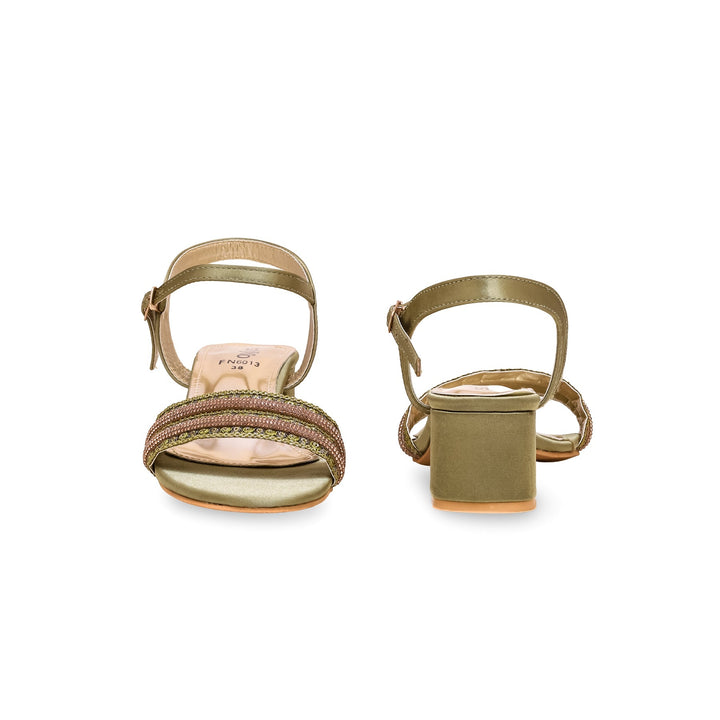 Olive Fancy Sandal FN6013