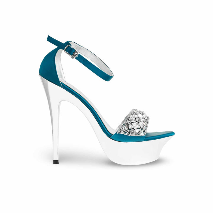 Seagreen Fancy Women Bridal Sandal FN6016