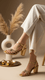 Golden Fancy Sandal FN6054