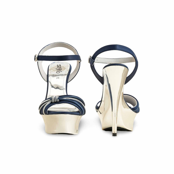 Blue Fancy Bridal Sandal FN6057