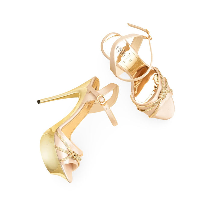 Golden Fancy Bridal Sandal FN6057