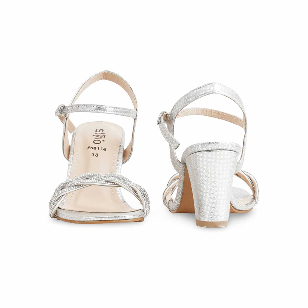 Silver Fancy Sandal FN6114