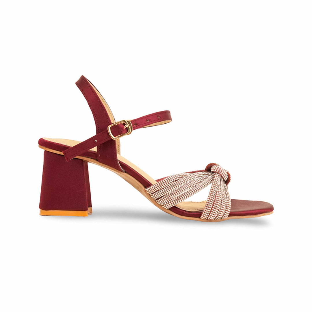 Maroon Fancy Sandal For Ladies FN6122
