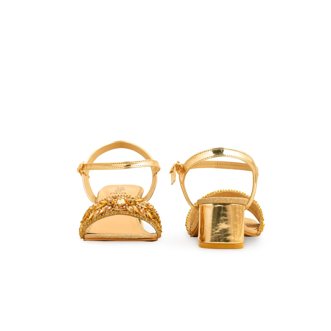 Golden Fancy Sandal FN6129