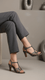 Black Fancy Sandal For Women FN6131