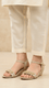 Golden Fancy Sandal For Women FN6132