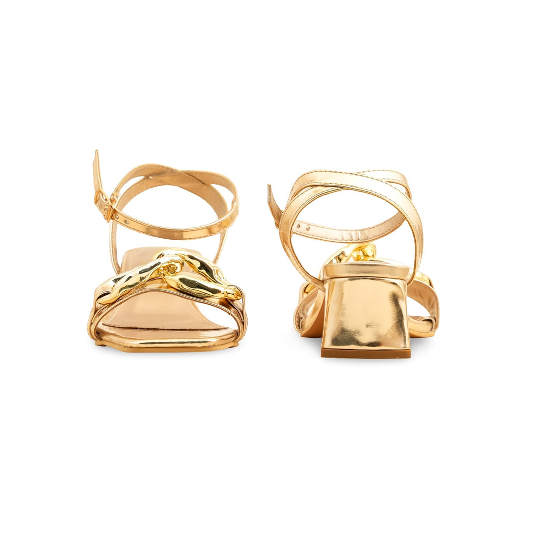 Golden Fancy Sandal FN6141