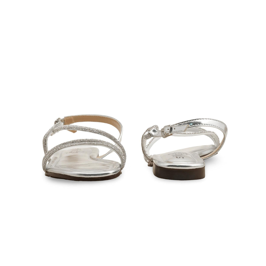 Silver Fancy Sandal FN6162