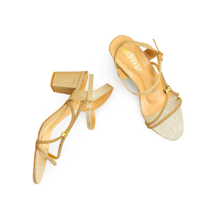 Golden Fancy Sandal FN6164