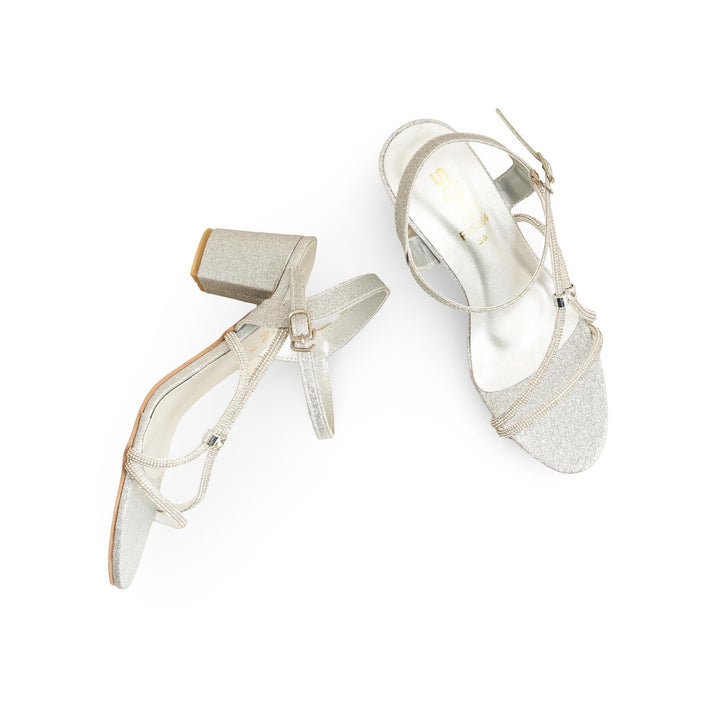 Silver Fancy Sandal FN6164