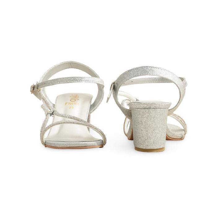 Silver Fancy Sandal FN6164