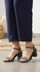 Black Fancy Sandal For Ladies FN6192