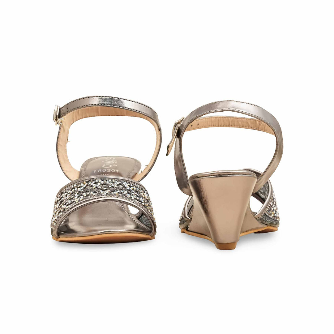 Grey Fancy Women Sandal FN6201