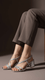 Silver Fancy Sandal FN6212