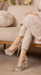 Silver Fancy Bridal Sandal FN6215