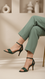Green Fancy Sandal FN6227
