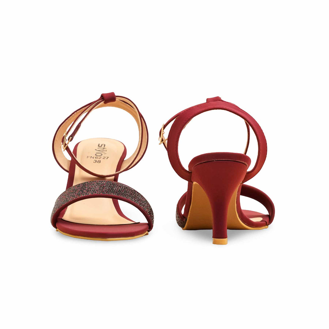 Maroon Fancy Sandal FN6227