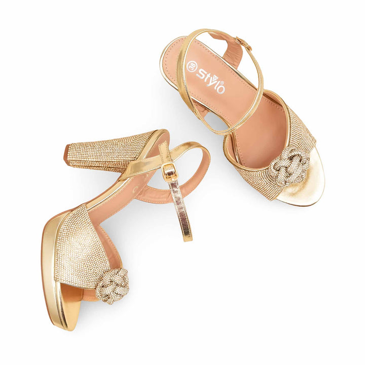 Golden Fancy Bridal Sandal FN6232