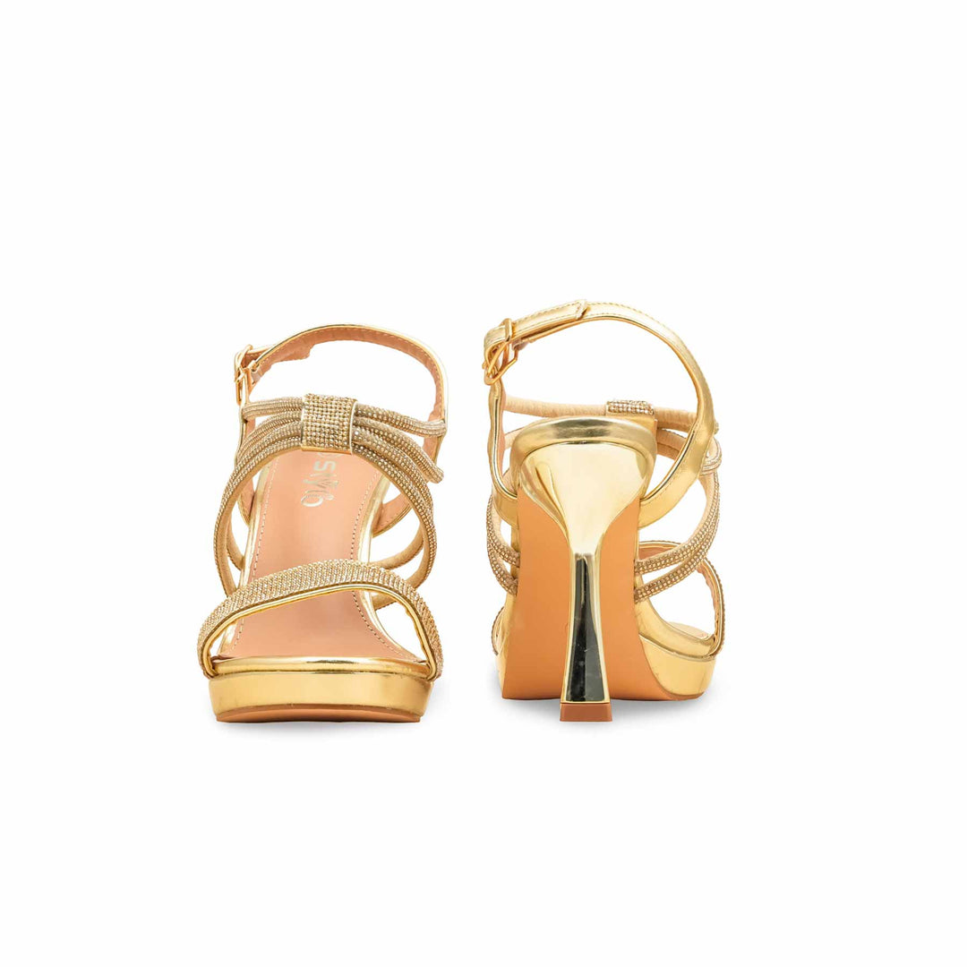 Golden Fancy Bridal Sandal FN6233