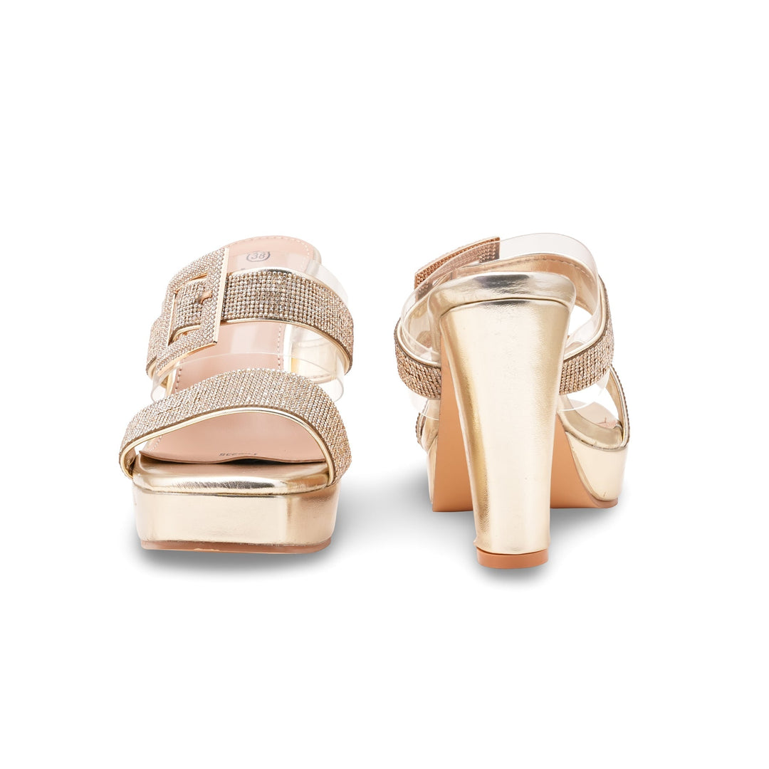 Golden Fancy Bridal Sandal FN6235