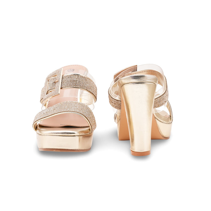 Golden Fancy Bridal Sandal FN6235